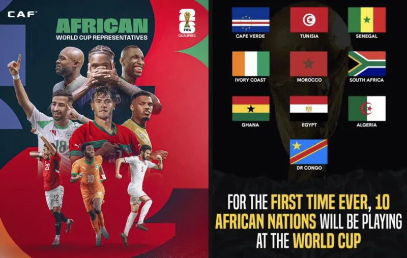 Coupe du Monde 2026 : 9 nations africaines en 8es