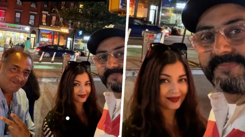 Abhishek-Ash spotted together in New York- PIC