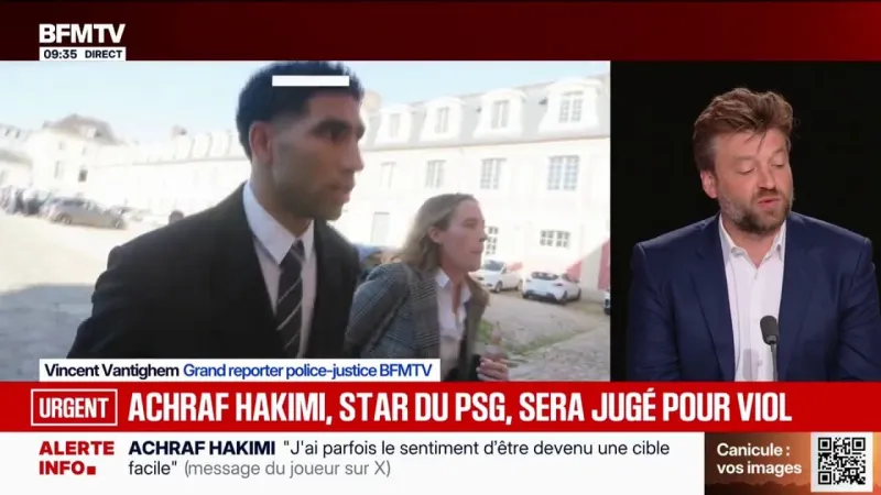 Achraf Hakimi to Stand Trial for Rape After Appeal