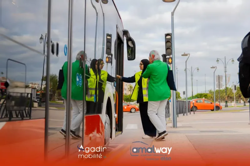 Agadir inaugure sa première ligne de bus à haut niveau de service