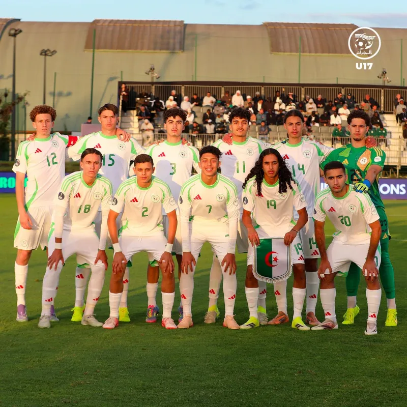 Algérie U17 : Remontée et match nul 2-2 face au Ghana