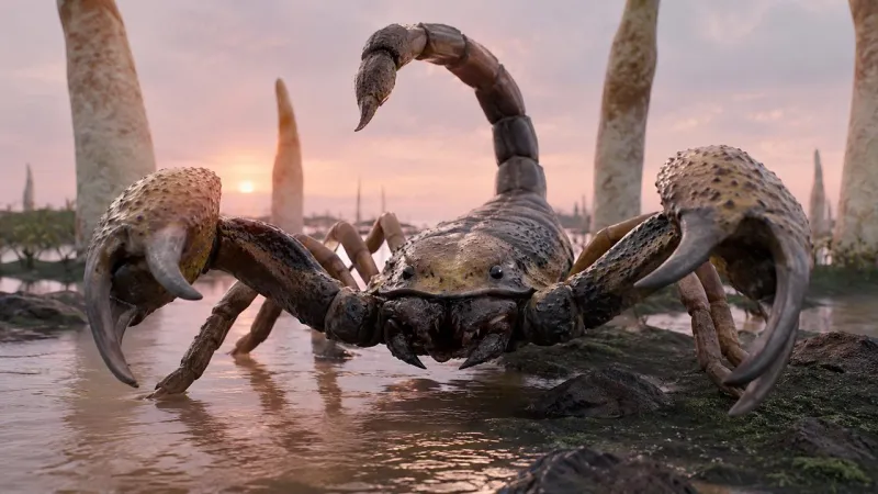 Découverte d'une espèce de scorpion ancien de plus d'un mètre