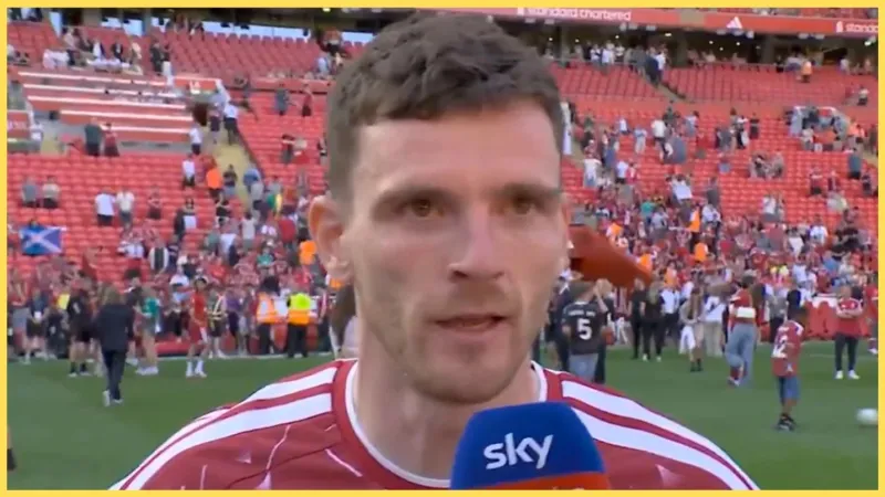 Andy Robertson félicite les rivaux de Liverpool avec classe