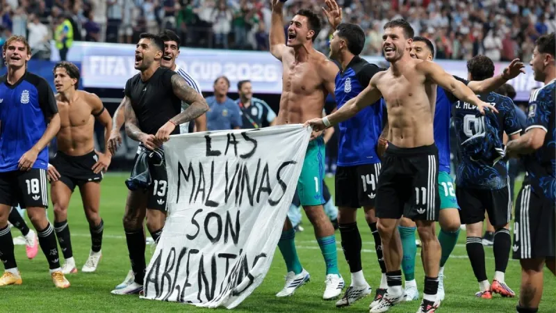 Des joueurs argentins visés par une enquête de la FIFA pour une banderole sur les Malouines