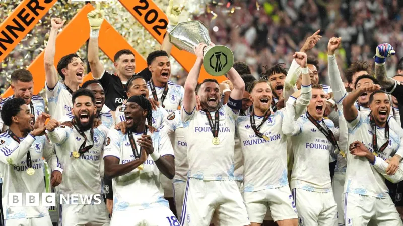 Aston Villa remporte la Ligue Europa, défilé jeudi