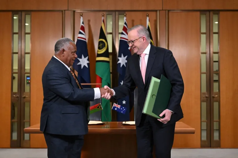 Australie et Vanuatu signent l'accord Nakamal après l'impasse sur la Chine