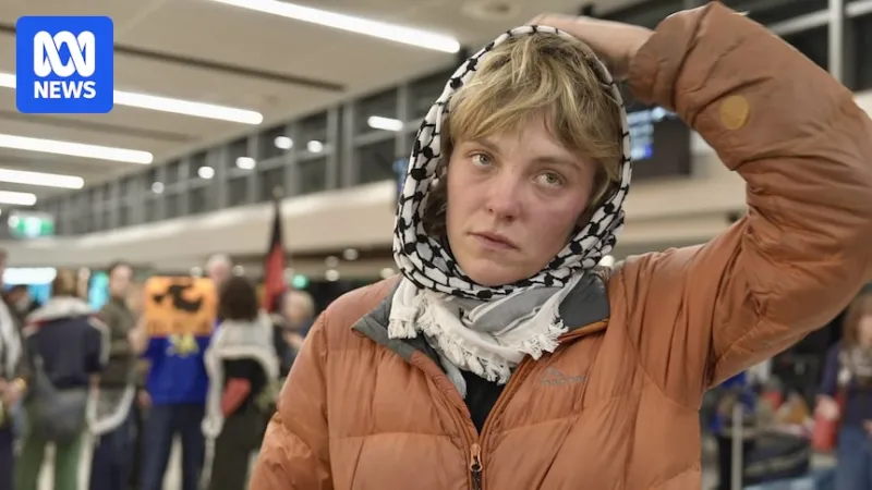 Une activiste australienne de retour après détention