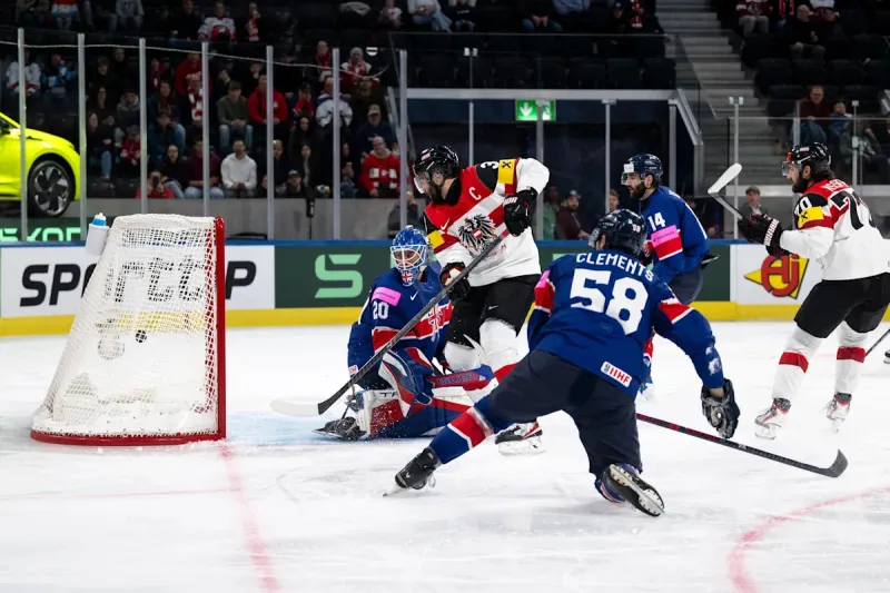 L'Autriche bat la Grande-Bretagne 5-2 aux championnats du monde