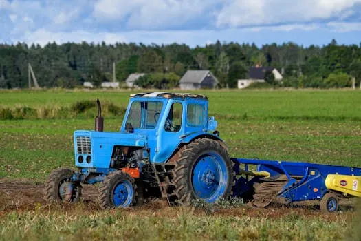 Récolte de foin en Biélorussie à 60%