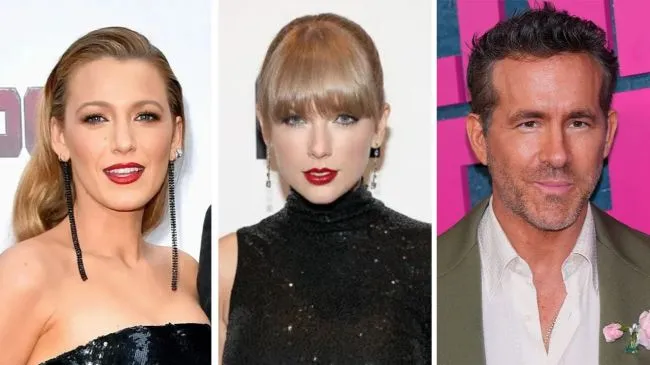Blake Lively et Ryan Reynolds au mariage de Taylor Swift