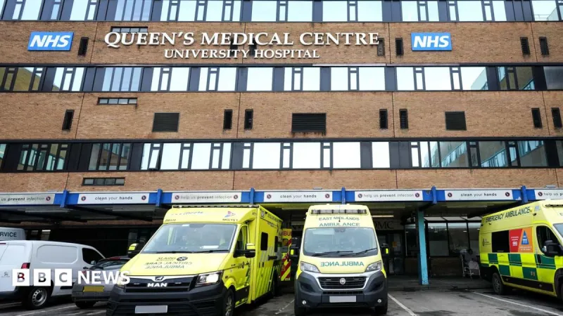 Corps en décomposition avancée à Nottingham NHS