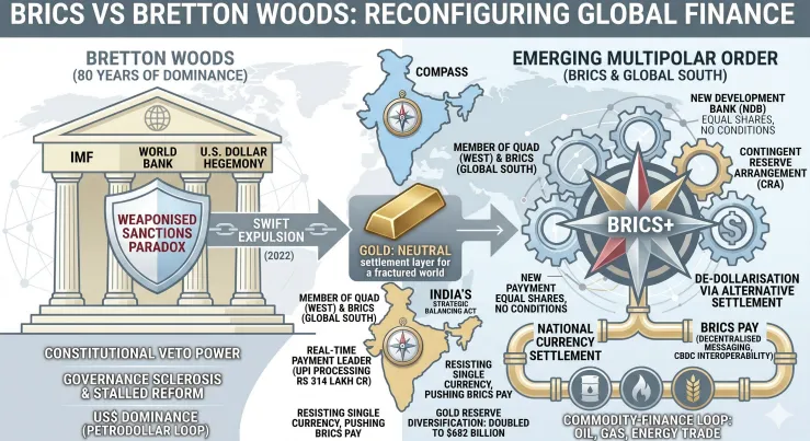 BRICS contre Bretton Woods : une reconfiguration progressive