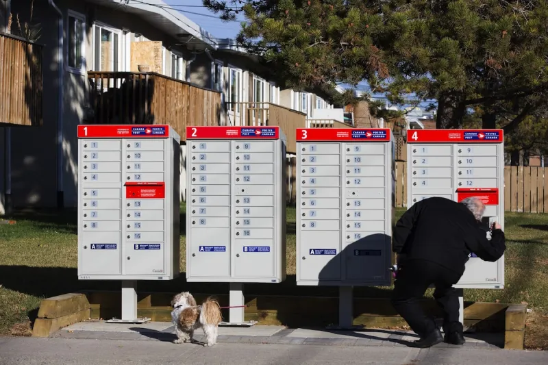 Postes Canada amorce la conversion vers les boîtes aux lettres communautaires