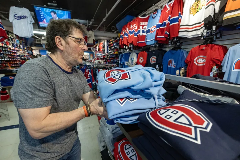 La course des Canadiens en séries stimule les magasins montréalais