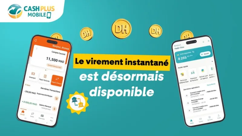 Cash Plus lance le virement bancaire instantané