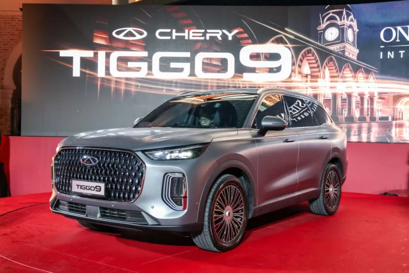 Chery Tiggo 9 lancé en Malaisie à partir de 166 800 RM