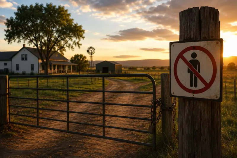Un tribunal rétablit l'accès d'un agriculteur à sa propriété