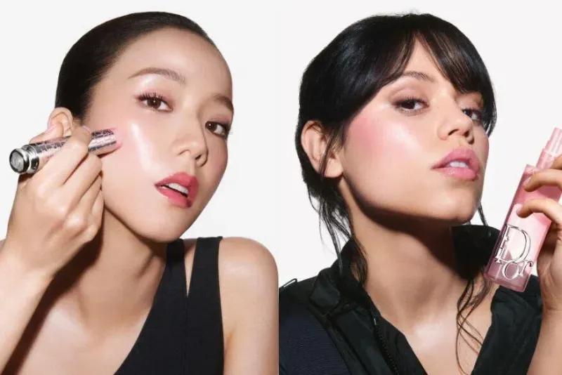 L'éclat Dior Backstage : le look de Jisoo et Jenna Ortega