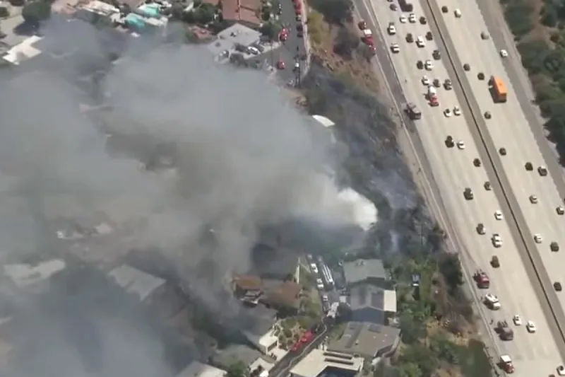 Eagle Rock Fire Destroys Home, Threatens Others