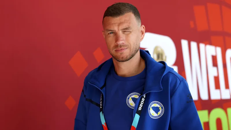 Le statut d'Edin Dzeko pour le match contre la Suisse incertain