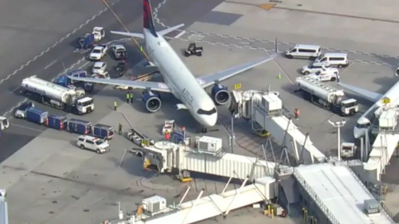 Les pompiers de New York interviennent pour un vol Delta aux pneus crevés à JFK