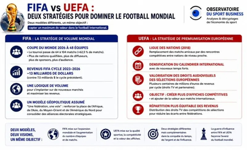 FIFA envisage Coupe du monde à 64 équipes vs Ligue des Nations