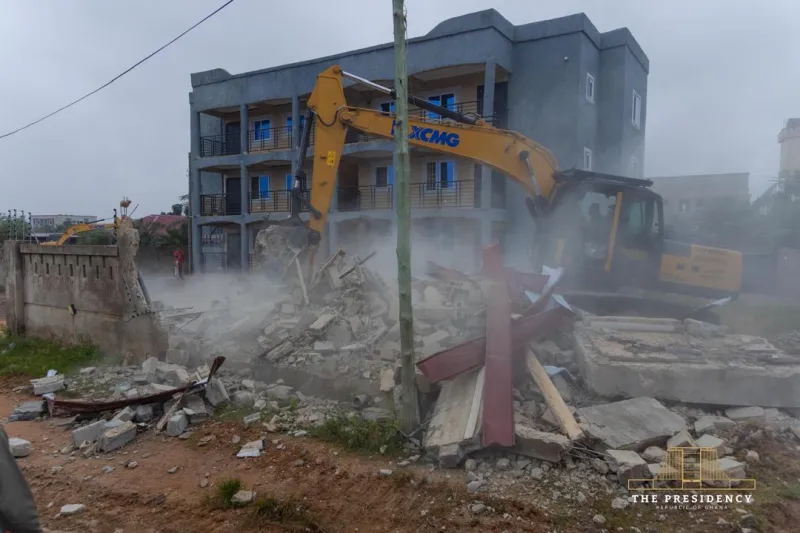 Flood Mitigation Task Force begins phased dredging, Desilting and demolition exercise across Accra