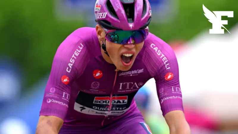 Le cycliste français Paul Magnier remporte une deuxième étape du Giro en trois jours