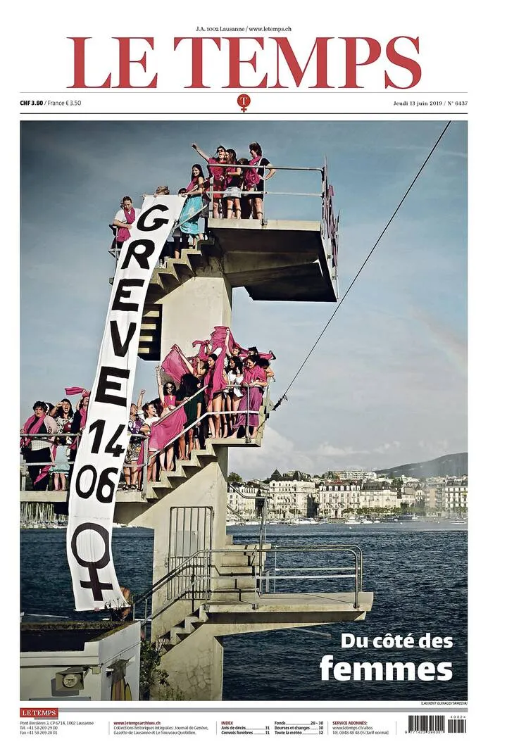 Du Journal de Genève au Temps : 20 Unes racontent une histoire