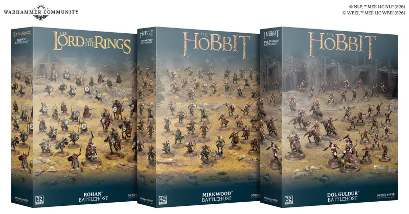 Games Workshop dévoile trois ensembles Battlehost Terre du Milieu