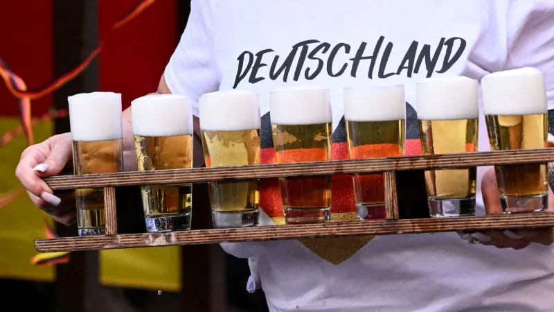 Les fans allemands choqués par le prix de la bière à l'Euro 2024