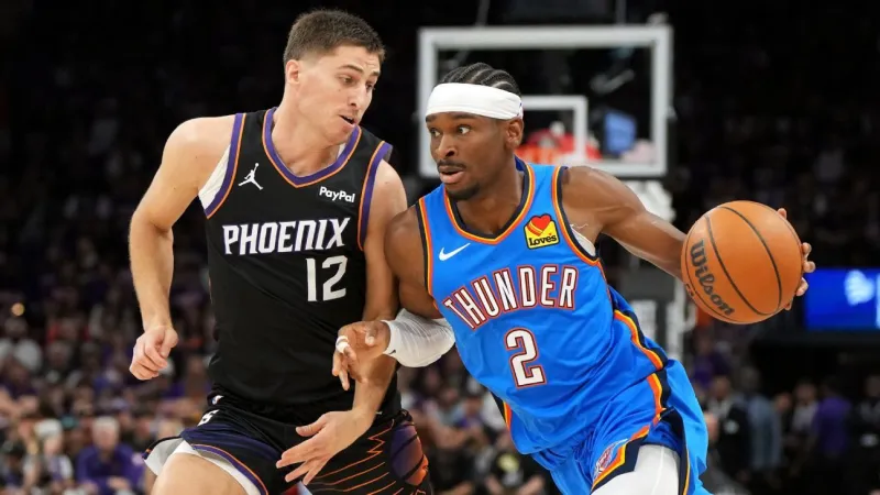 Gilgeous-Alexander marque 42 points, Thunder au bord du balayage