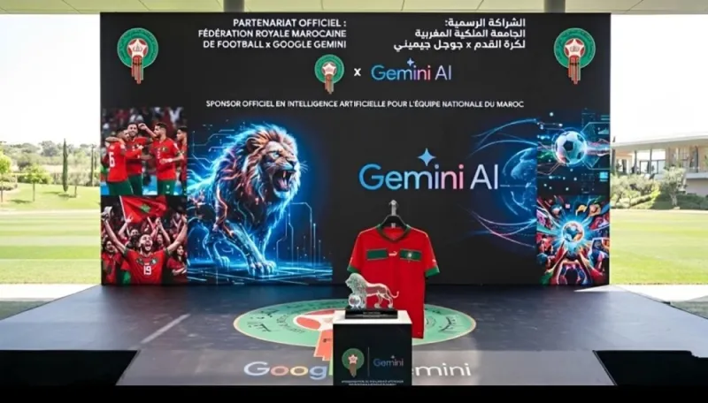 Google Gemini devient sponsor officiel IA des Lions de l'Atlas