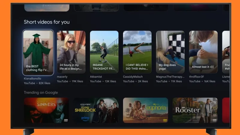 Google TV s'offre une mise à niveau IA avec YouTube Shorts