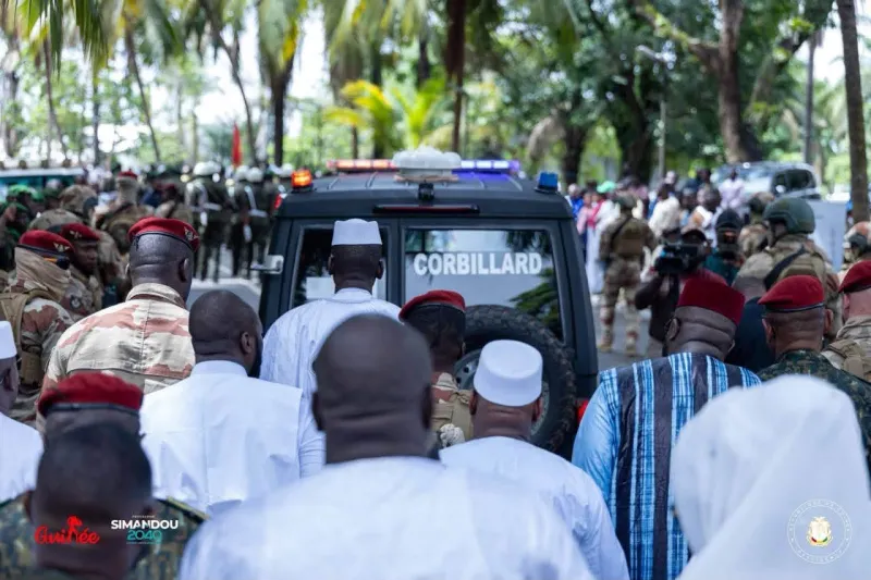 Guinée : Doumbouya aux obsèques de l'ex-Première dame Hadja Andrée Touré