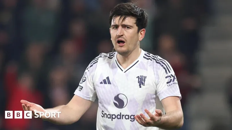 Harry Maguire suspendu pour le match de Manchester United contre Chelsea