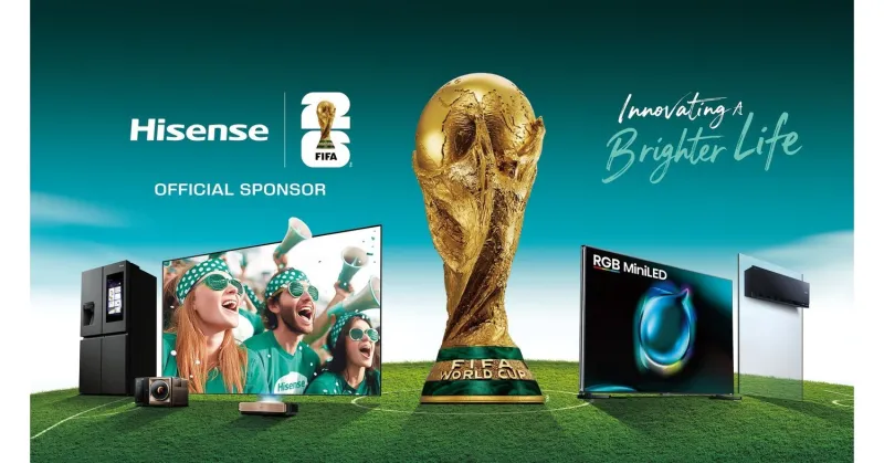 Hisense lance une campagne pour le compte à rebours de la Coupe du Monde 2026