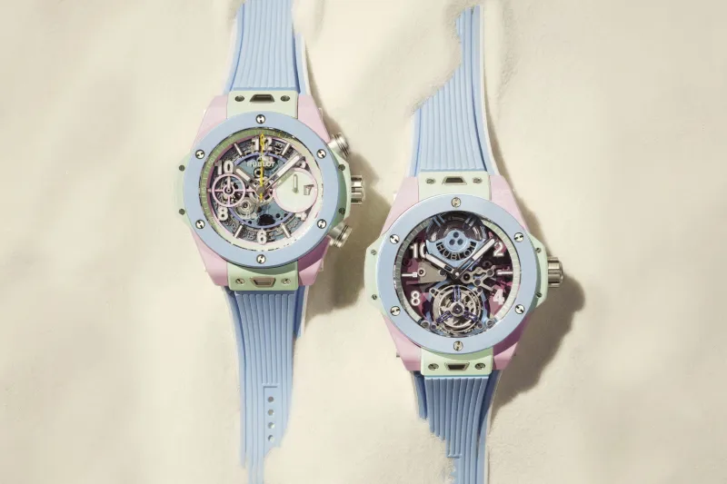 Collection estivale Hublot Big Bang 2026 en céramique pastel