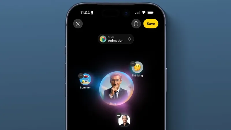 Améliorations d'Image Playground dans OS 27