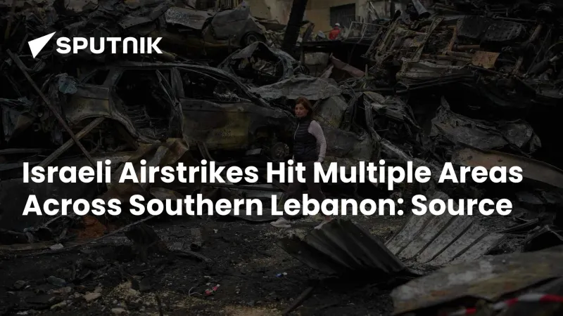 Frappes israéliennes au Sud-Liban : sources
