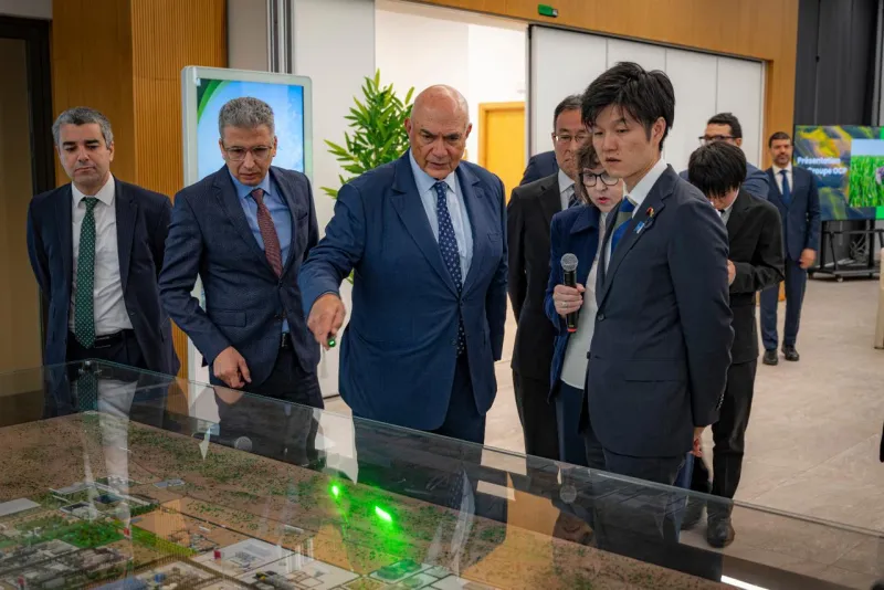Le ministre japonais de l'Agriculture visite l'OCP