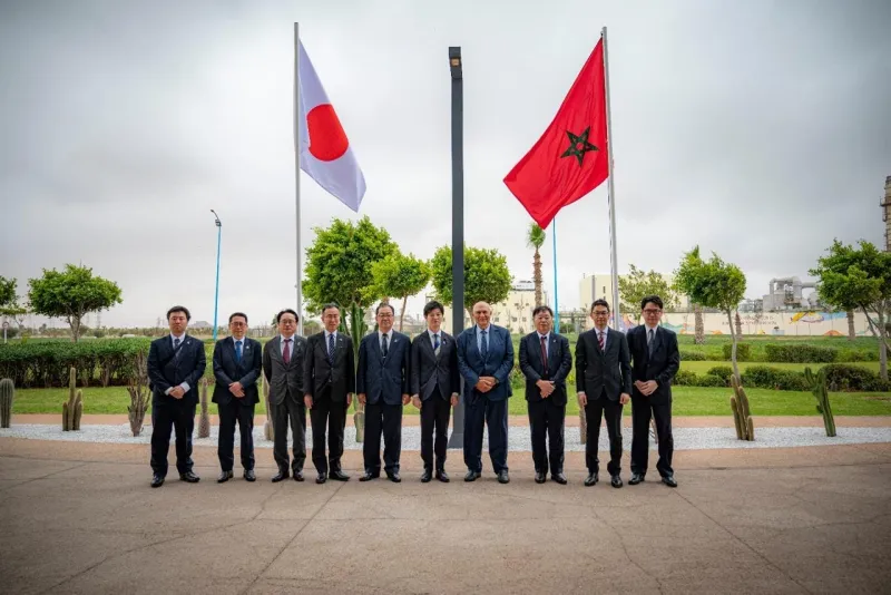 Visite du ministre japonais de l'Agriculture à Jorf Lasfar