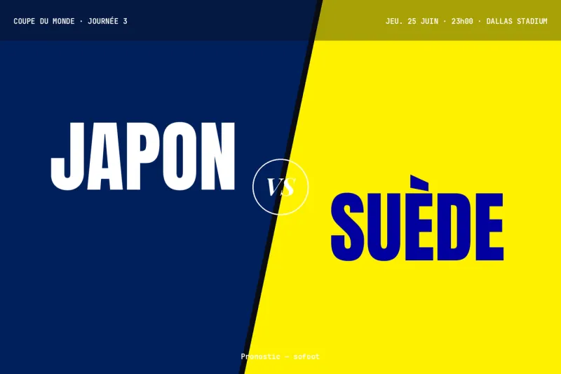Aperçu du match Japon-Suède en Coupe du Monde