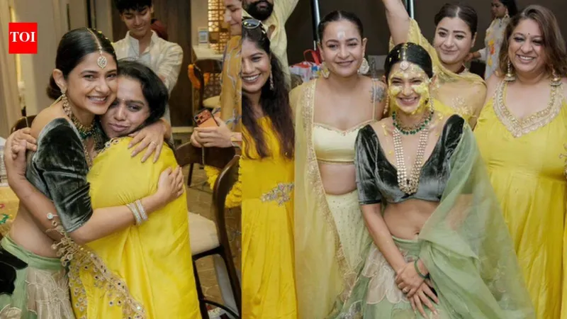 Jennifer Winget partage des moments inédits de sa cérémonie Haldi