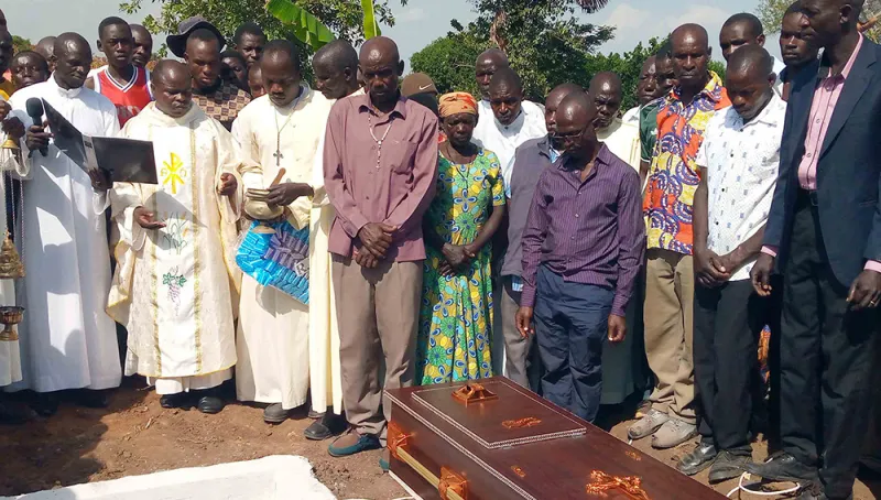 Funérailles de l'homme d'affaires Xavier Oseng à Kaberamaido