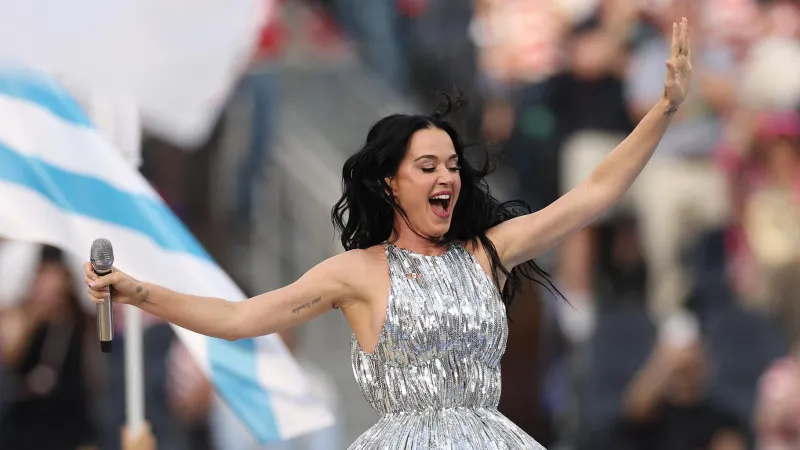 Katy Perry en concert au festival Musilac en France