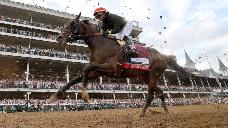 Le vainqueur du Kentucky Derby Golden Tempo saute le Preakness