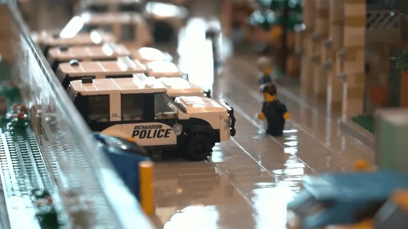 Une maquette LEGO à l'histoire unique exposée à Richardson