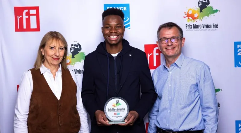 Mamadou Sangaré remporte le prix Marc-Vivien Foé 2026