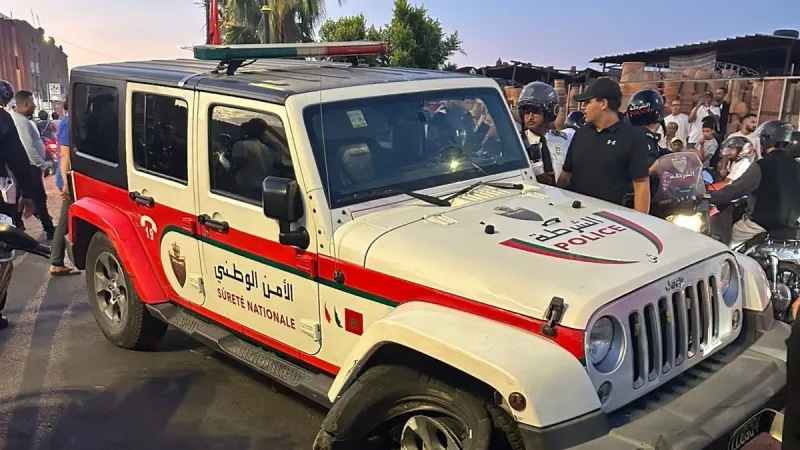 Vol de voiture de police à Marrakech, interpellation après course-poursuite